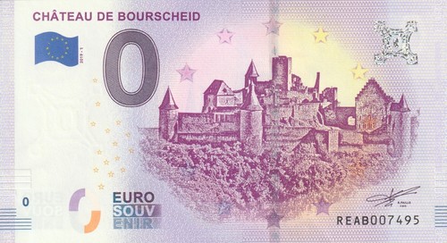 Null euro schein souvenir - 0,